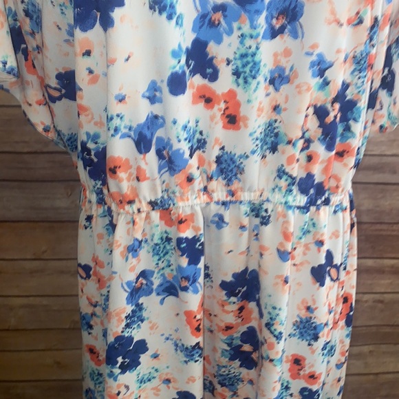 🎈Sale🎈Merona XXL Floral Ruffle Detail Detailed Sleeve Dress - Picture 4 of 9